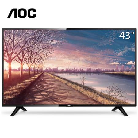 AOC  LE43M3776 43英寸全高清电视机显示器（需要打木架发货，费用自理））