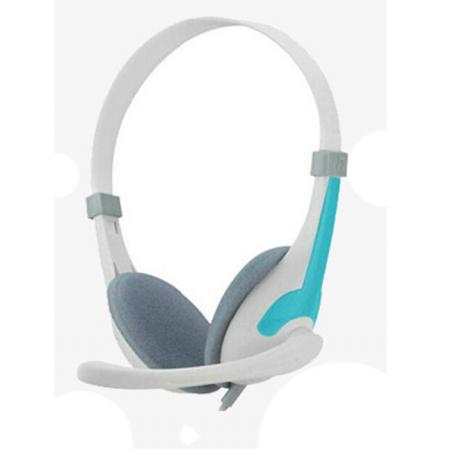 现代 H5300 头戴式双插 带唛 吸塑包装 游戏耳机（颜色随机）
