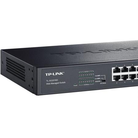 TP-LINK TL-SG2016D 16口全千兆Web网管企业交换机