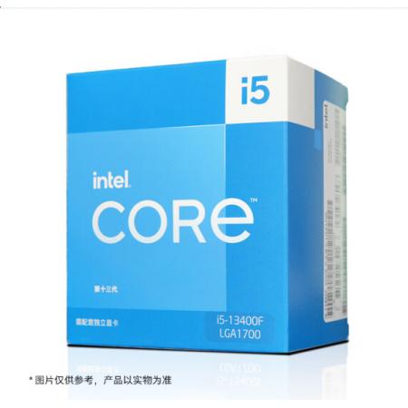 intel/英特尔 i5-13400F 10核心16线程CPU盒装原包处理器