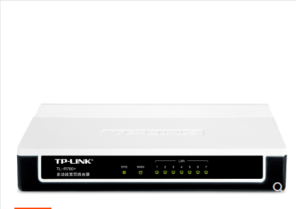 TP-LINK  TL-R760+ 7口有线SOHO宽带有线路由器(不带WIFI)