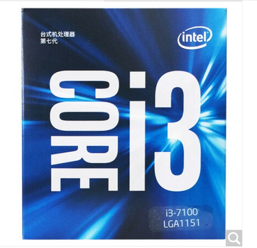 英特尔 I3-7100 7代酷睿双核CPU处理器 原包