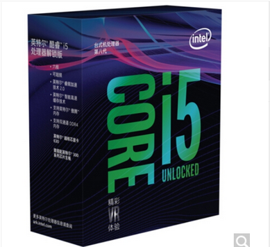 英特尔 i5 8600K 8代酷睿六核CPU处理器 原包