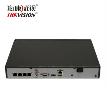 海康威视 H265监控硬盘录像机POE DS-7804NB-K1/4P 4路