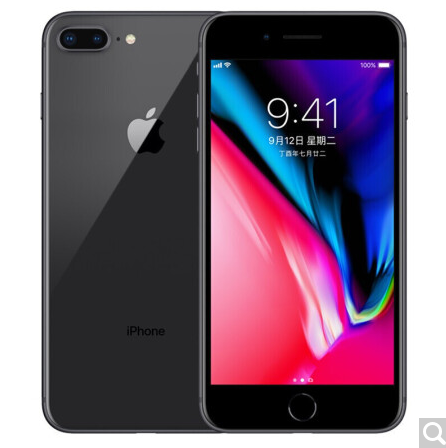 Apple iPhone 8 Plus (A1864) 移动联通电信4G手机 深空灰 256GB