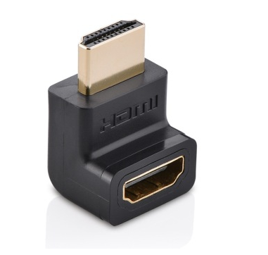 中性 HDMI头 公对母90度 弯头