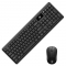 富德1600无线键盘鼠标套装防水 黑色