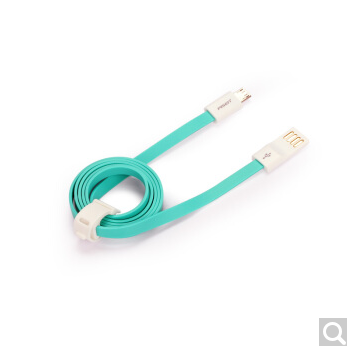 品胜 Micro USB安卓数据充电线 0.8米 蓝绿色