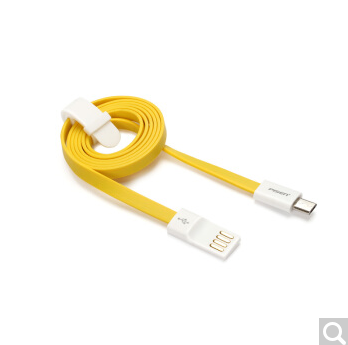 品胜 Micro USB安卓数据充电线 0.8米 柠檬黄