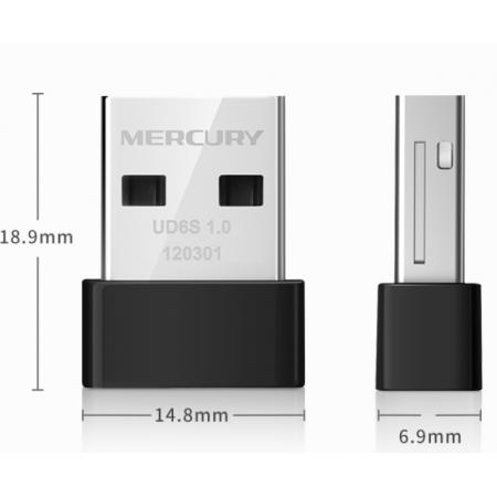 水星  UD6S   650M 双频 USB无线网卡