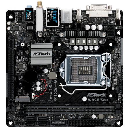 华擎 H310CM-ITX/ac主板（Intel H310/LGA 1151）