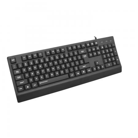 十八渡 K310 办公商务键盘 镭雕字体（单键盘）