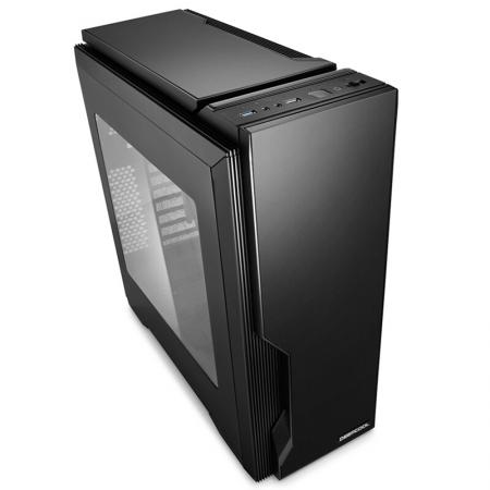 九州风神 公爵 台式电脑主机 水冷机箱 黑色