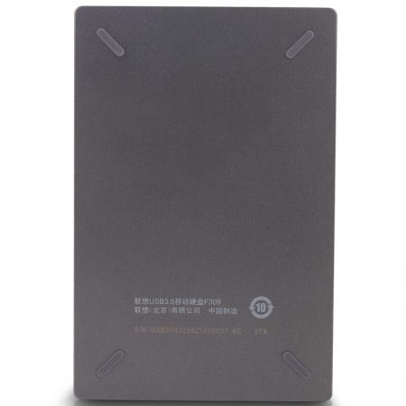 联想  F309 2.5英寸 移动硬盘  磨砂质感 轻巧耐用 2TB USB3.0