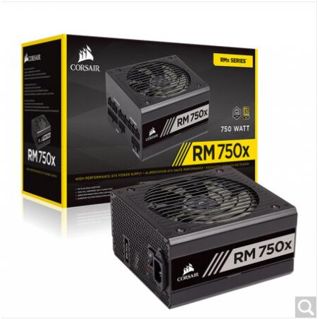 海盗船 RM750x 额定750W全模组电脑电源