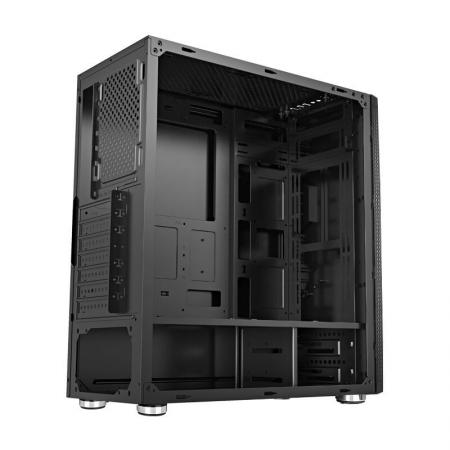 航嘉 GS500C 侧透/支持ATX主板游戏电脑机箱  黑色
