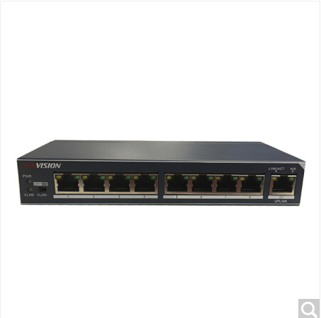 海康威视 DS-3E0309-E 9口百兆交换机延长网线传输 非网管标准