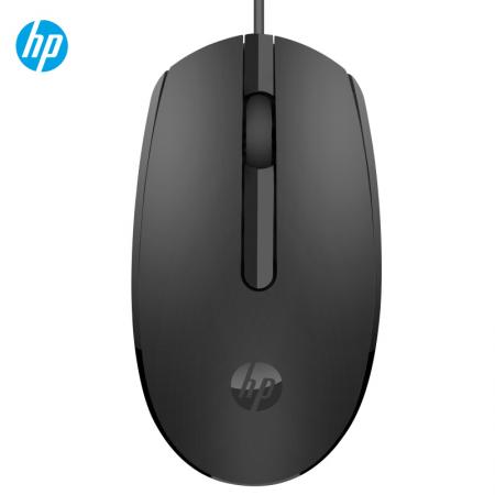 惠普 M10  商务办公家用 电脑通用有线光电鼠标 黑色