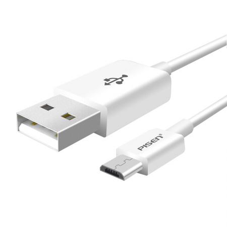 品胜  Micro USB 安卓手机数据线 挂卡标准装白色0.8米