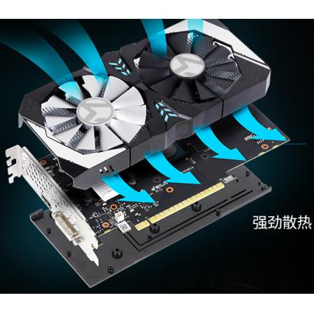 铭瑄 MS-GeForce GTX1650 终结者 4G 单机游戏/游戏电竞专业显卡