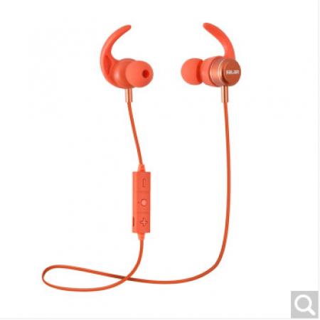 声籁 S20 运动蓝牙耳机5.0双耳无线入耳式耳塞超长 红色