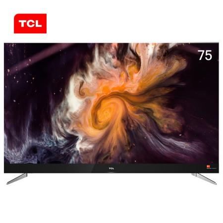 TCL 75C2 75英寸RGB真4K超高清 64位34核智能电视（黑色）