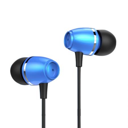 富德 T3 有线耳机 入耳式 蓝色