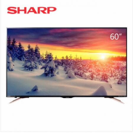 夏普（SHARP）LCD-60SU578A日本原装超薄平板液晶电视机网络超高清4K电视60寸人工智能电视