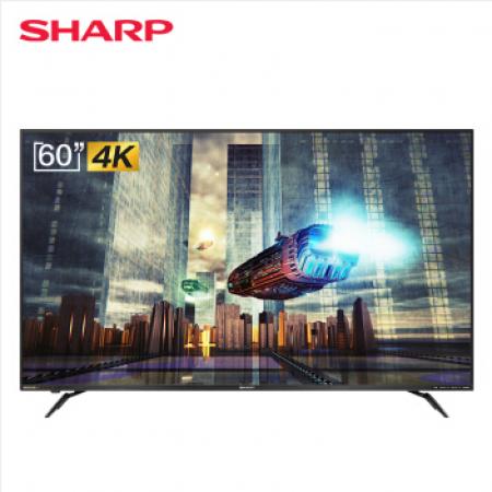 夏普（SHARP）60X6PLUS 60英寸4K高清日本原装语音智能液晶平板电视机