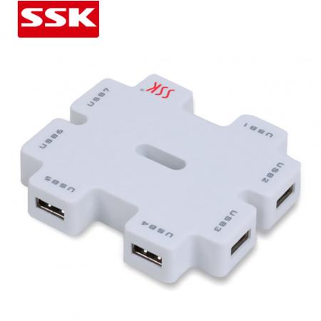 SSK飚王 积木SHU011 USB2.0分线器 集线器 扩展口