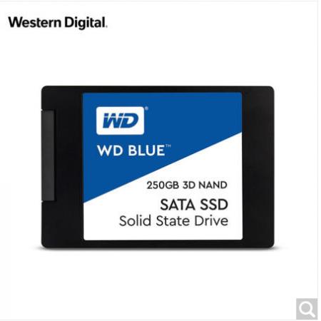 西部数据 SSD固态硬盘 SATA3.0接口 Blue系列-3D进阶高速读写版－250G