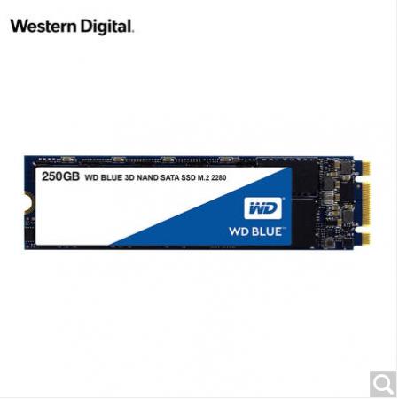 西部数据 M.2接口 Blue系列-3D进阶高速读写版SSD固态硬盘 -250G