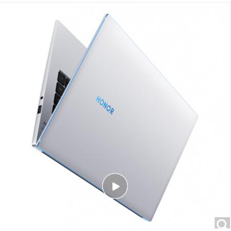 华为荣耀MagicBook 14 14寸全面屏轻薄本（AMD锐龙R7 3700U 8G 512G多屏协同 指纹Win10）银色 
