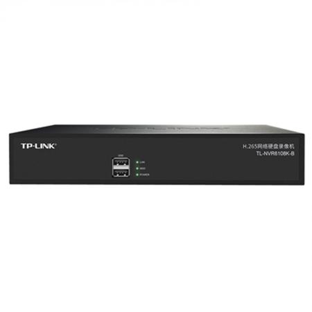 TP-LINK TL-NVR6108K-B 8路单盘位500W H.265高清网...