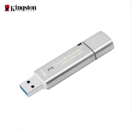 金士顿 DTLPG3 USB3.0 U盘  256位AES硬件金属加密  16G
