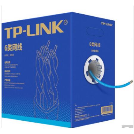 TP-LINK 工程级原装非屏蔽高速网线 无氧铜 TL-EC6-305 六类千兆...