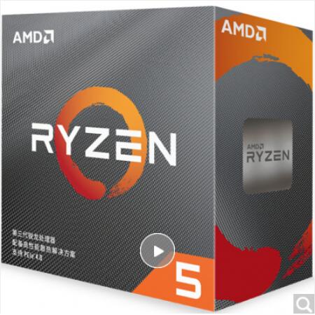 AMD 锐龙5 3600 处理器 (r5)7nm 6核12线程 3.6GHz 6...
