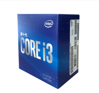 英特尔 i3-10100 4核8线程 CPU处理器 盒装