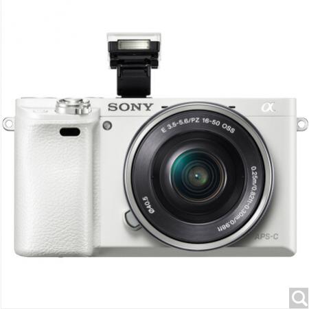 索尼（SONY）Alpha 6000L APS-C微单数码相机 标准套装 银