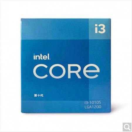 英特尔  i3-10105 4核8线程 盒装CPU处理器