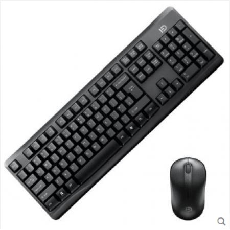 富德 G9100c 2.4G无线键盘鼠标套装 黑色