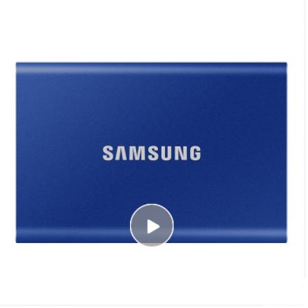 三星（SAMSUNG） T7 1TB Type-c USB 3.2 移动固态硬盘（PSSD）蓝色