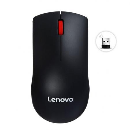 联想（Lenovo） M220L 静音无线鼠标笔记本台式一体机 经典大红点磨砂鼠...