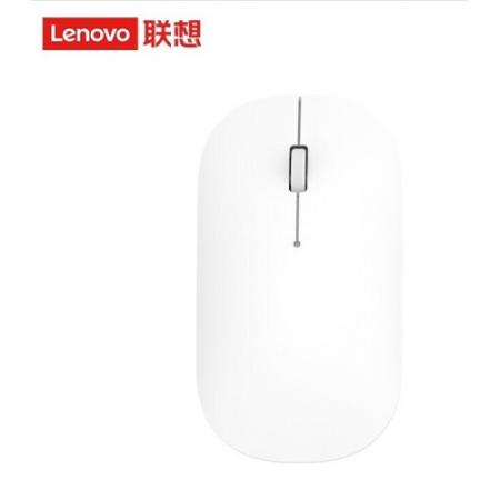 联想（Lenovo） 小新Air Handle 无线静音鼠标 光学电脑鼠标家用办公 白色