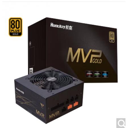 航嘉（Huntkey）MVP K650金牌全模组额定650W台式机电脑主机机箱电...