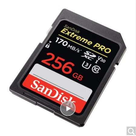 闪迪（SanDisk）SD卡  4K高清单反相机内存卡 数码相机存储卡 至尊超极...