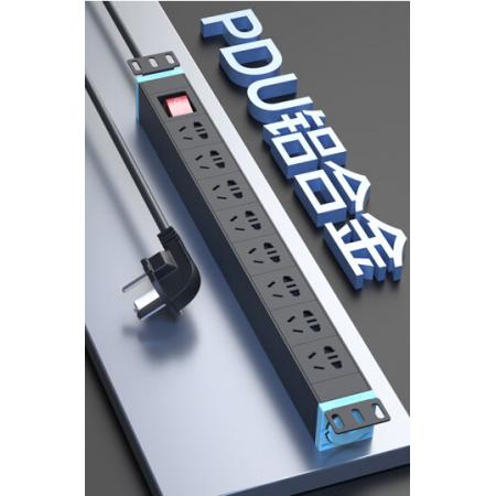 飞利浦（PHILIPS ）PDU机柜插座 8位总控3米 10A 插排/插线板/排插/接线板/拖线板SPB5480BB