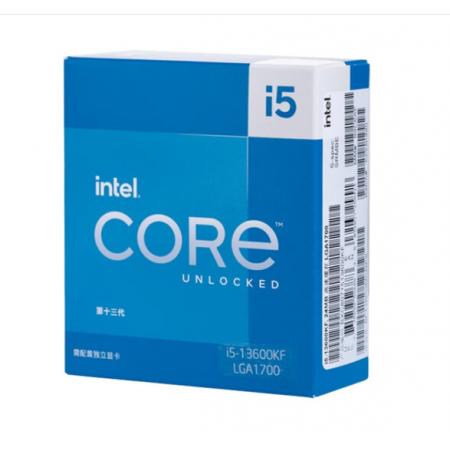 intel/英特尔 i5-13600KF 14核心20线程CPU盒装原包处理器