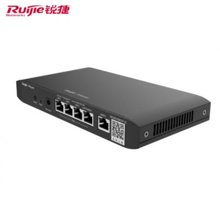 锐捷（Ruijie） RG-EG105G-P V2桌面型5口千兆路由器 POE网...
