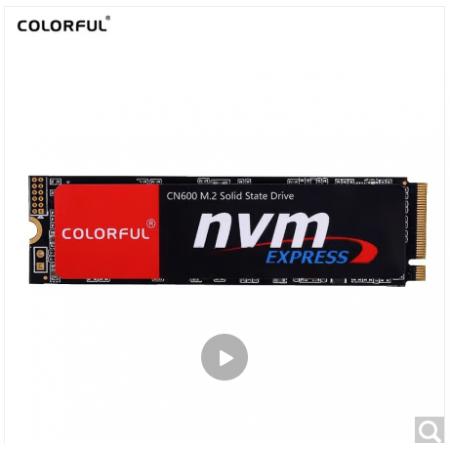 七彩虹(Colorful) SSD固态硬盘 M.2接口 （NVMe协议）PCIe3.0 TLC颗粒 CN600 512G 经典款